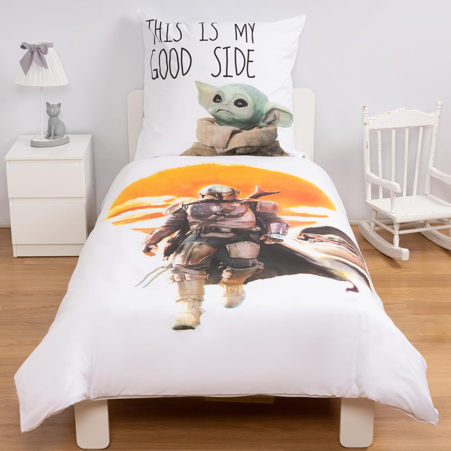 Parure de lit réversible Mandalorian 140 x 200 cm en 100 % coton – Image 6