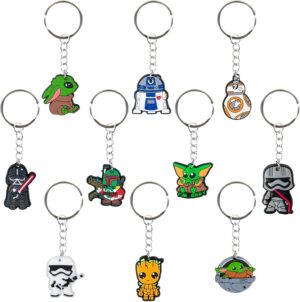 Lot de 10 porte-clés Yoda Star Wars 3D style B