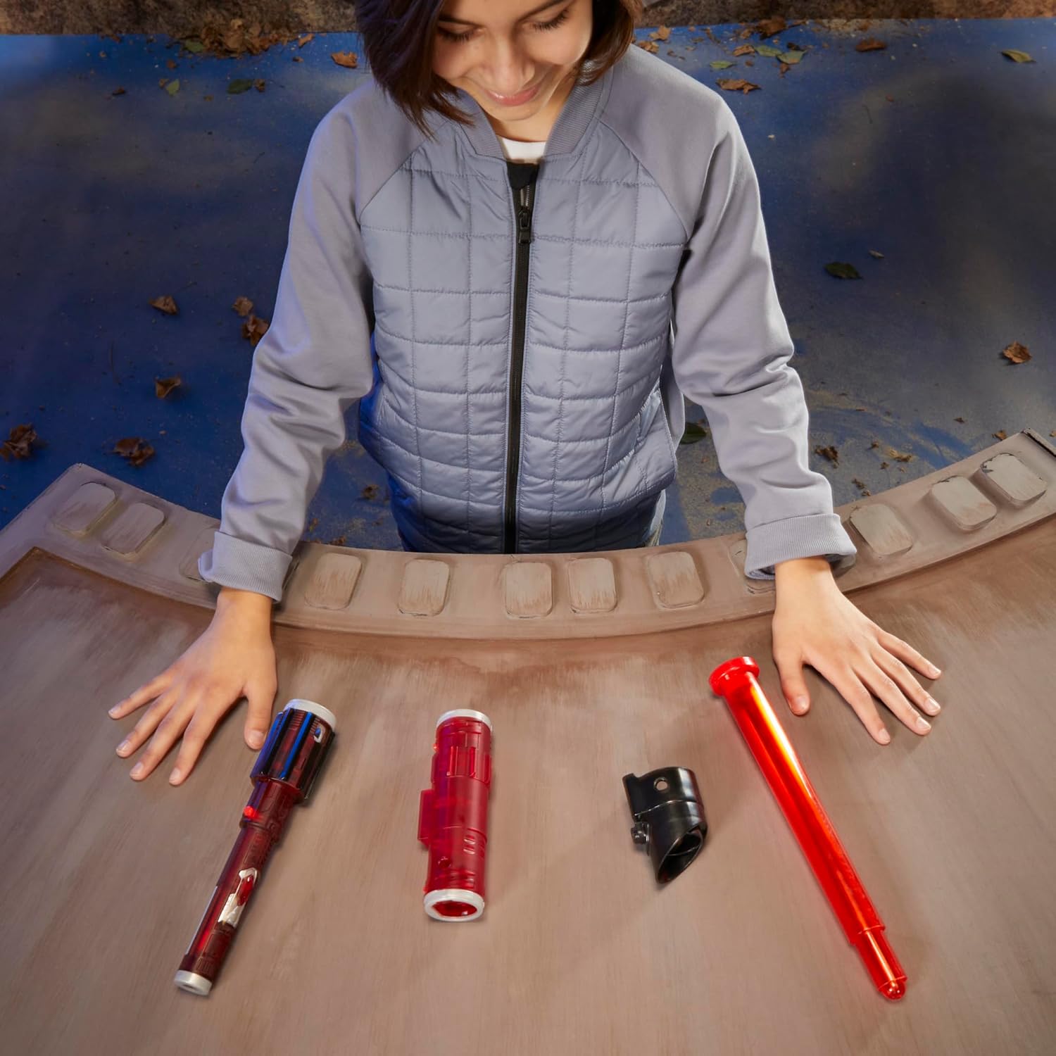 Sabre laser électronique rouge personnalisable Star Wars Dark Vador Kyber Core – Image 6