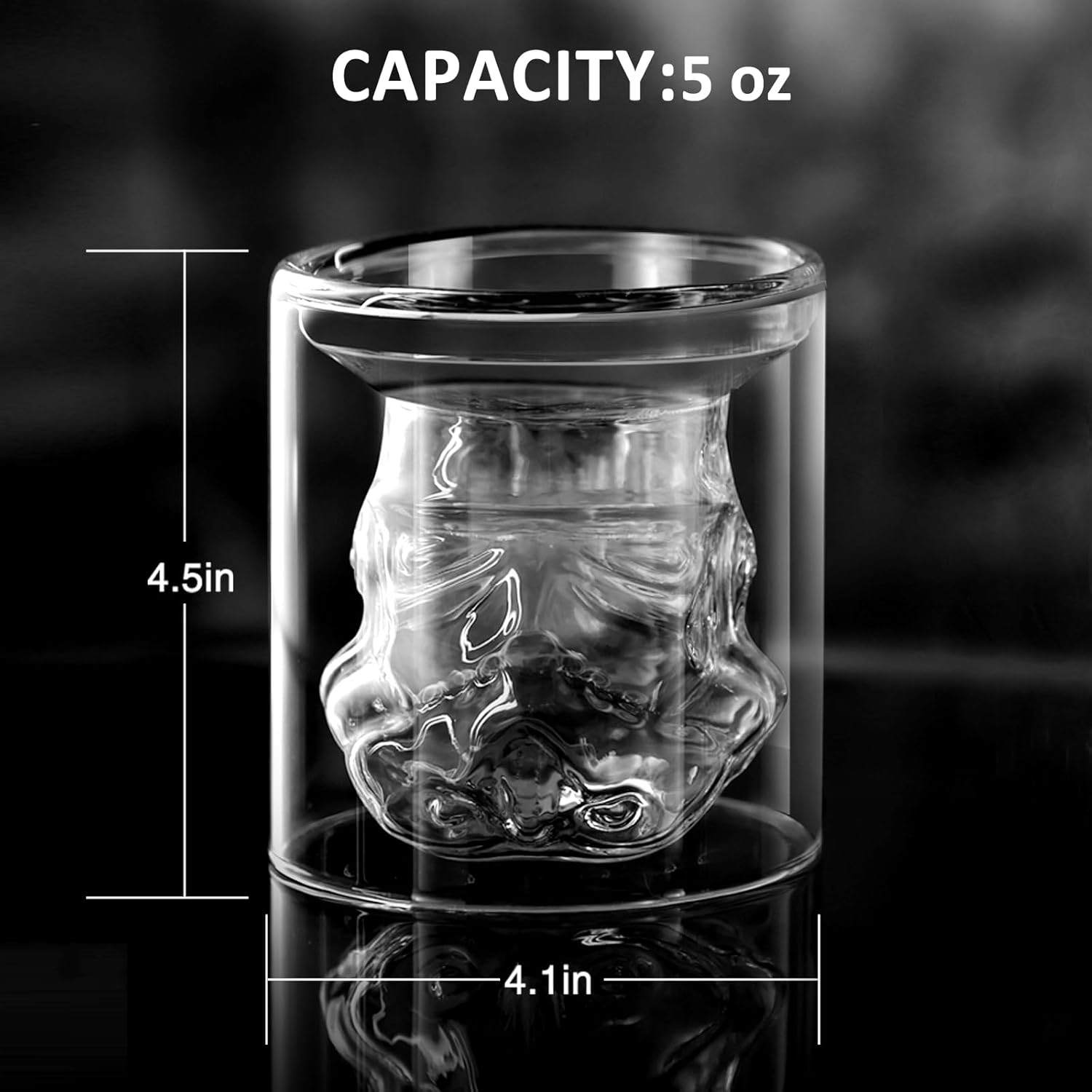 Verres à whisky Star Wars Stormtrooper double paroi, lot de 2 - 150 ml – Image 3