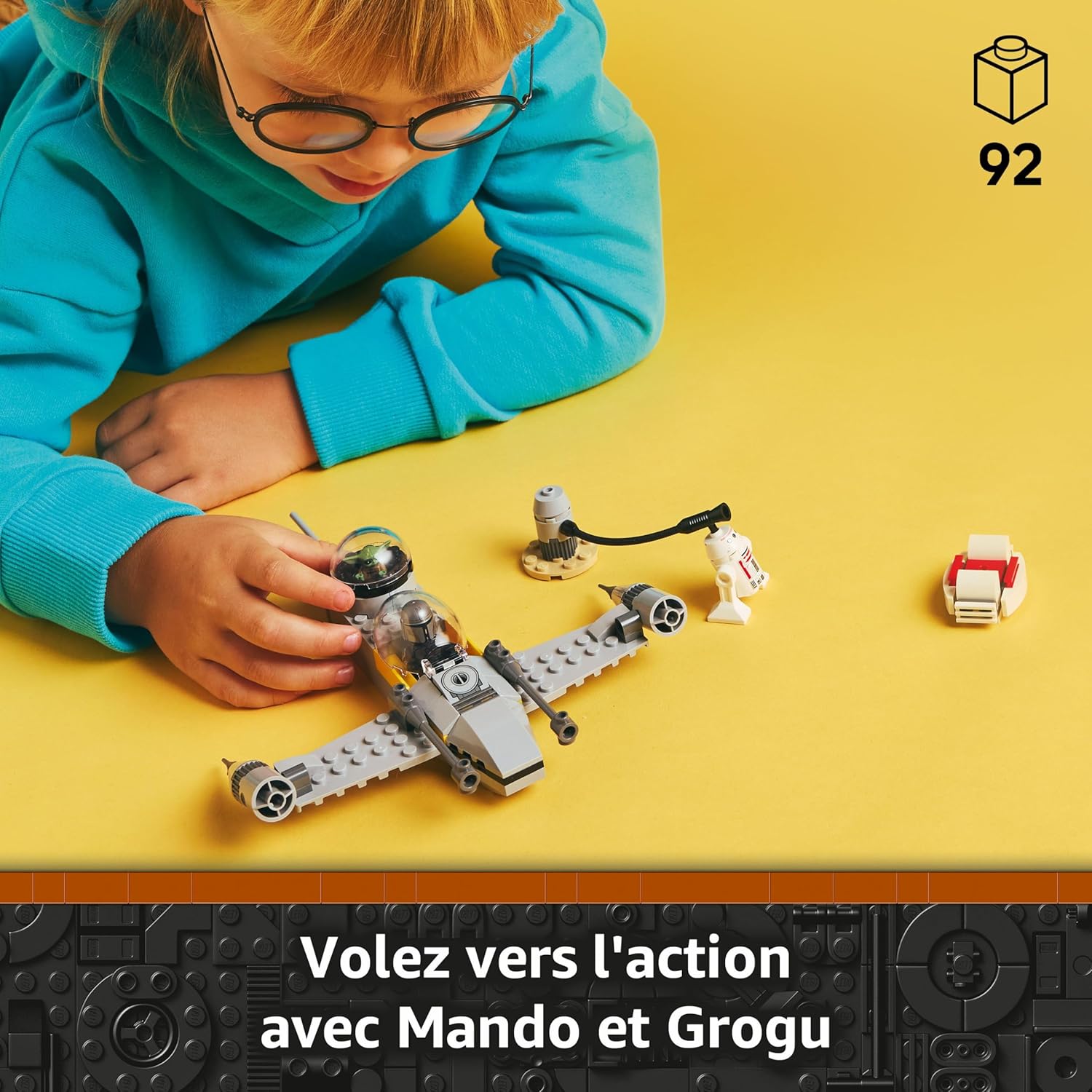 LEGO Star Wars 75410 N-1 de Mando avec Grogu et R5-D4 – Image 2