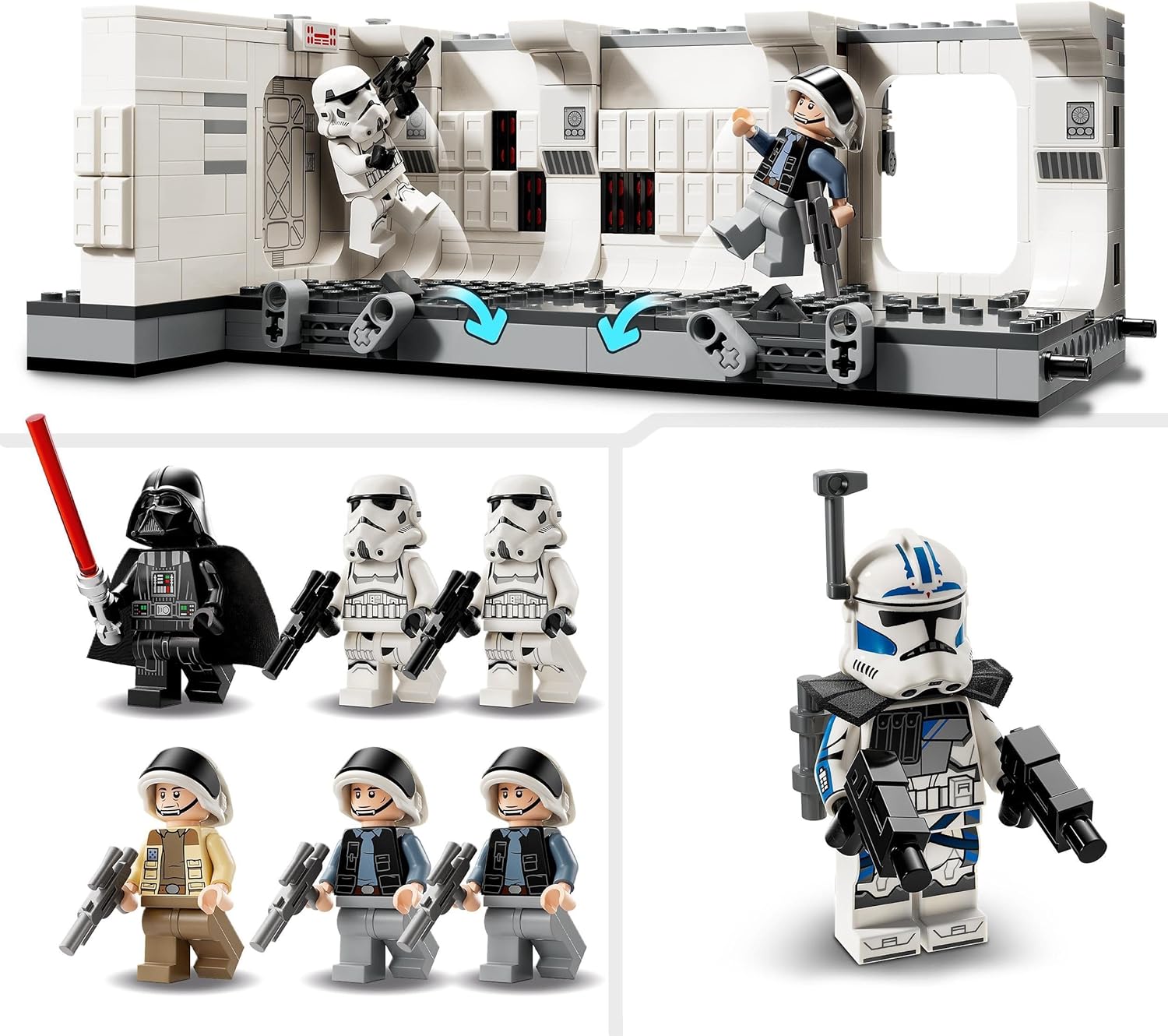 LEGO Star Wars Tantive IV 75387 avec Dark Vador et 7 minifigurines – Image 4