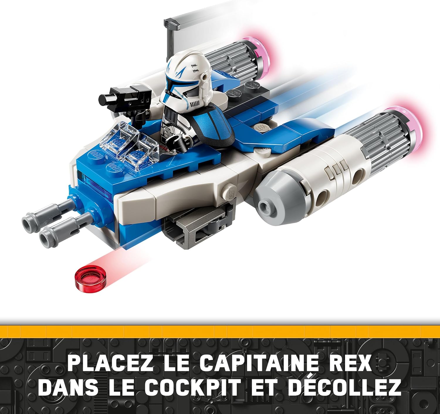 LEGO Star Wars : The Clone Wars - Microfighter Y-Wing du Capitaine Rex 75391 – Image 3