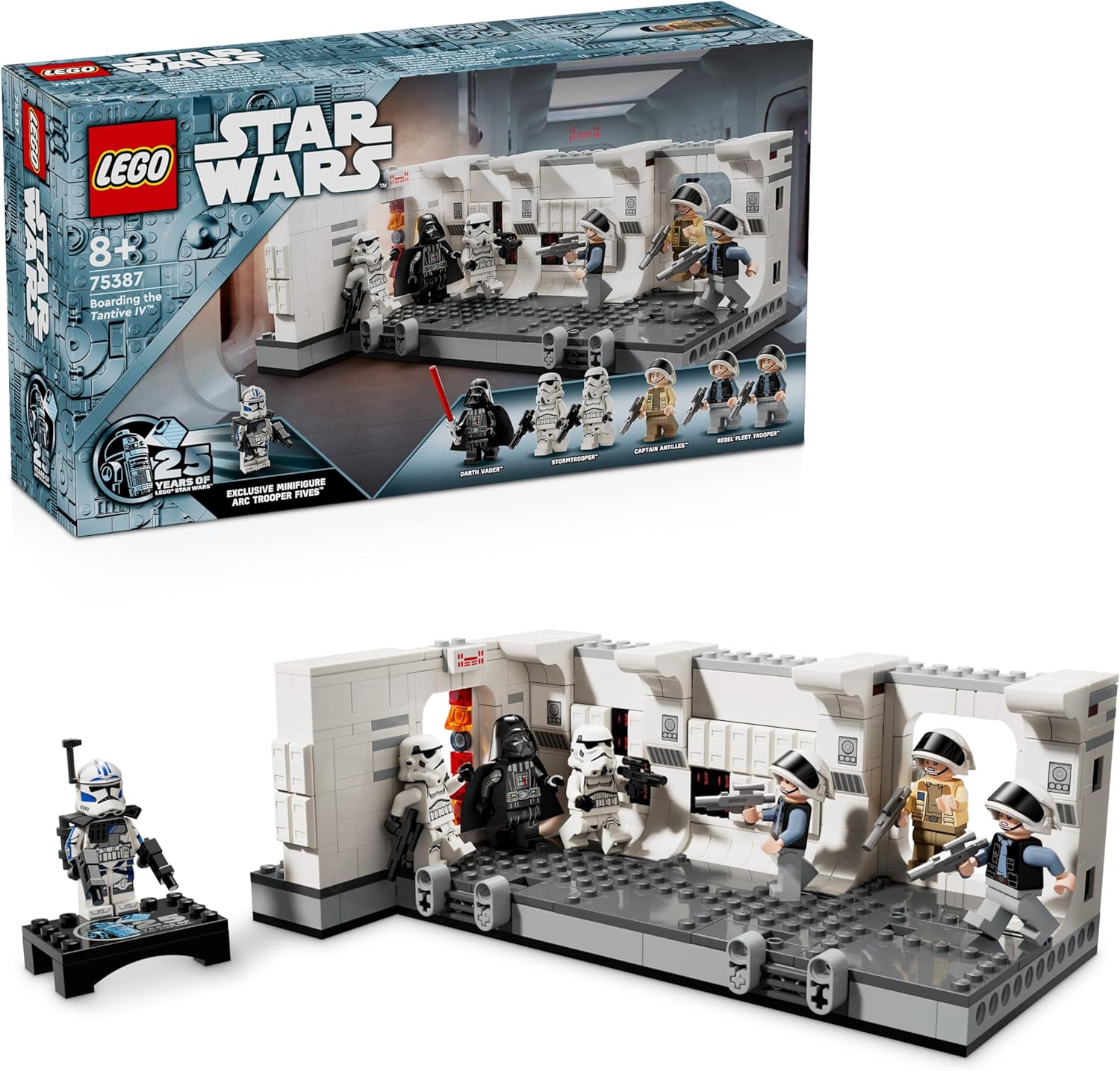 LEGO Star Wars Tantive IV 75387 avec Dark Vador et 7 minifigurines