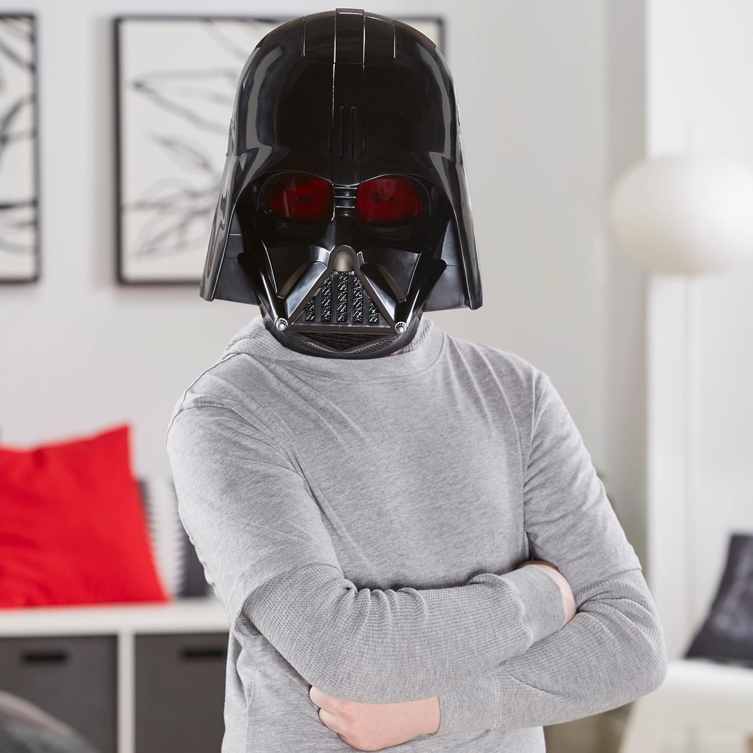 Masque électronique Dark Vador Star Wars avec modulateur vocal – Image 6
