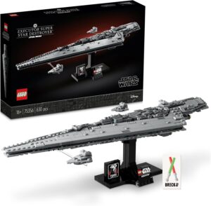 LEGO Star Wars 75356 Executor, Super Star Destroyer impérial avec tuile imprimée