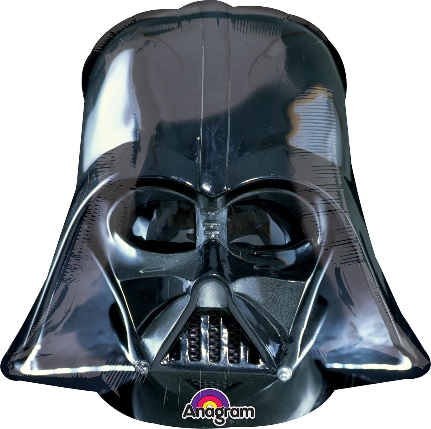 Ballon hélium Star Wars en plastique, casque de Dark Vador
