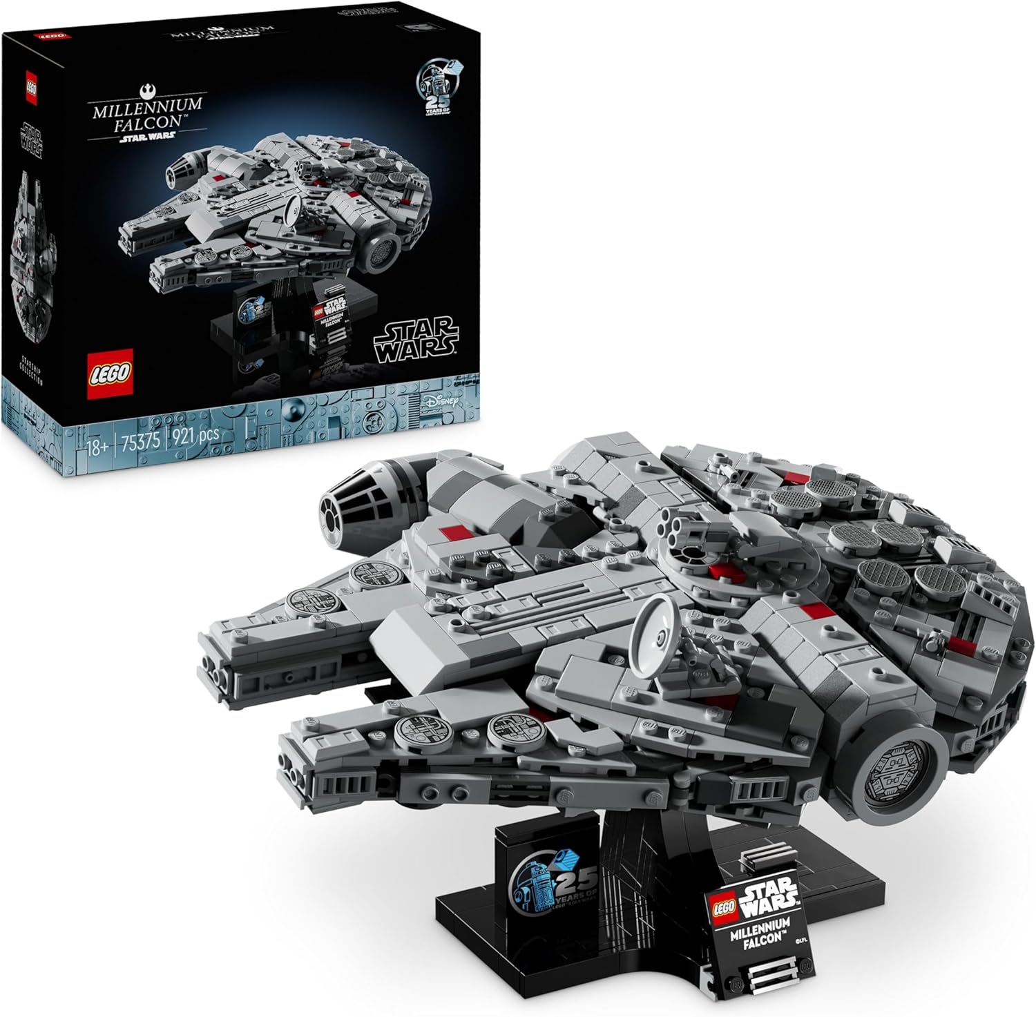 LEGO Star Wars Millennium Falcon 75375 avec présentoir