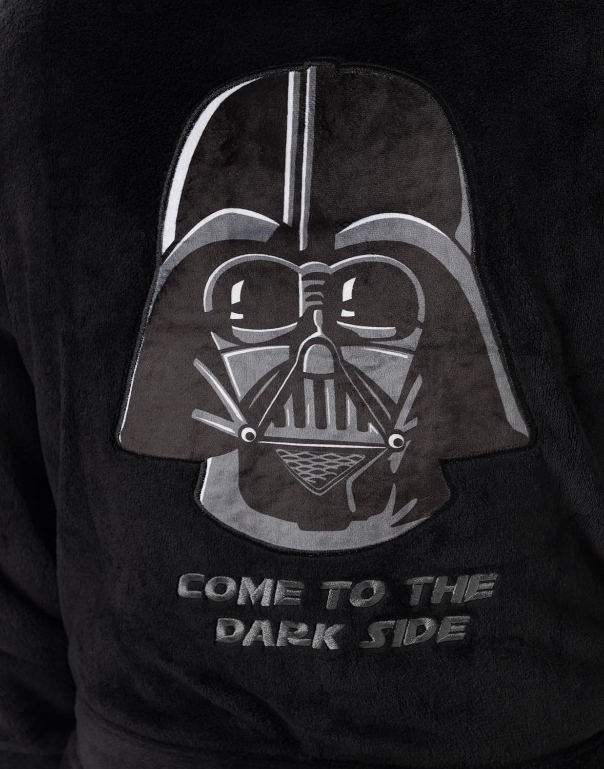 Peignoir Star Wars noir à capuche Dark Vador en polaire – Image 4