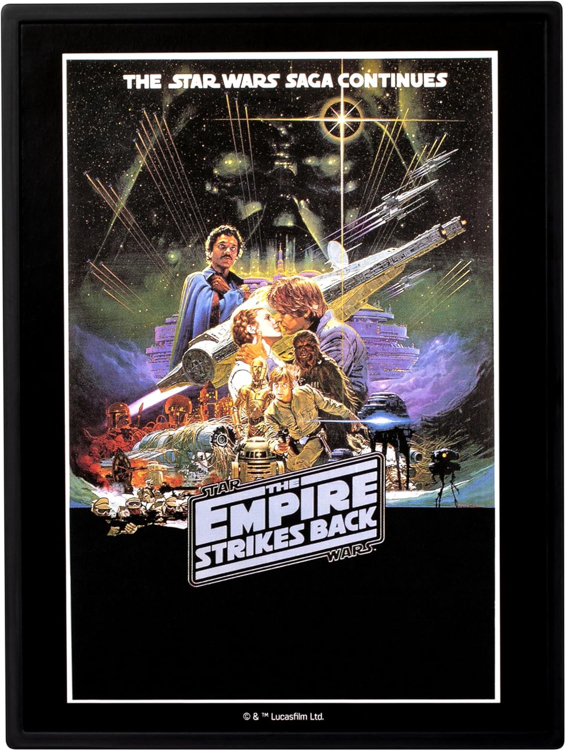 FANDROP Star Wars L'Empire contre-attaque Luke Skywalker v Dark Vador, diorama à collectionner 4 – Image 3
