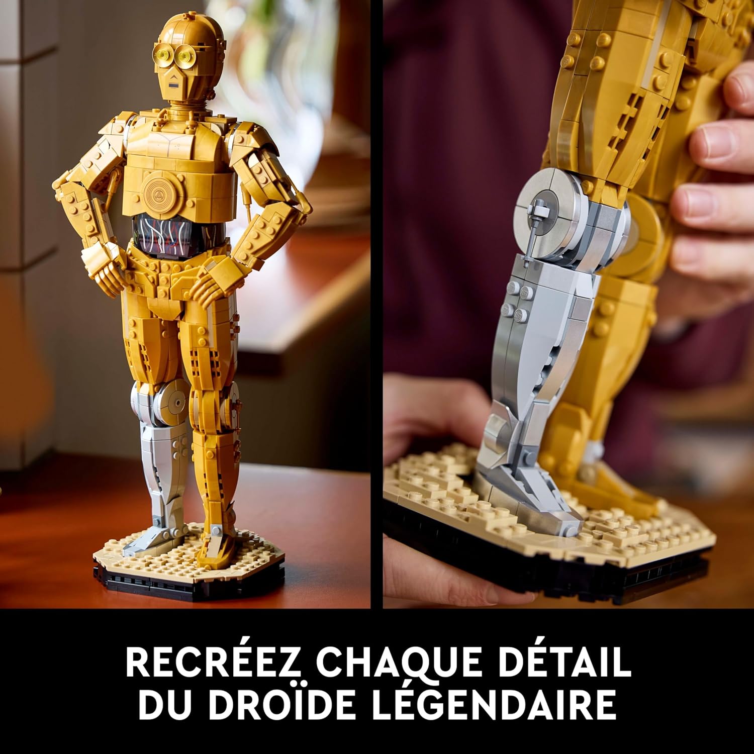 C-3PO LEGO Star Wars 75398 avec présentoir et minifigurine – Image 4