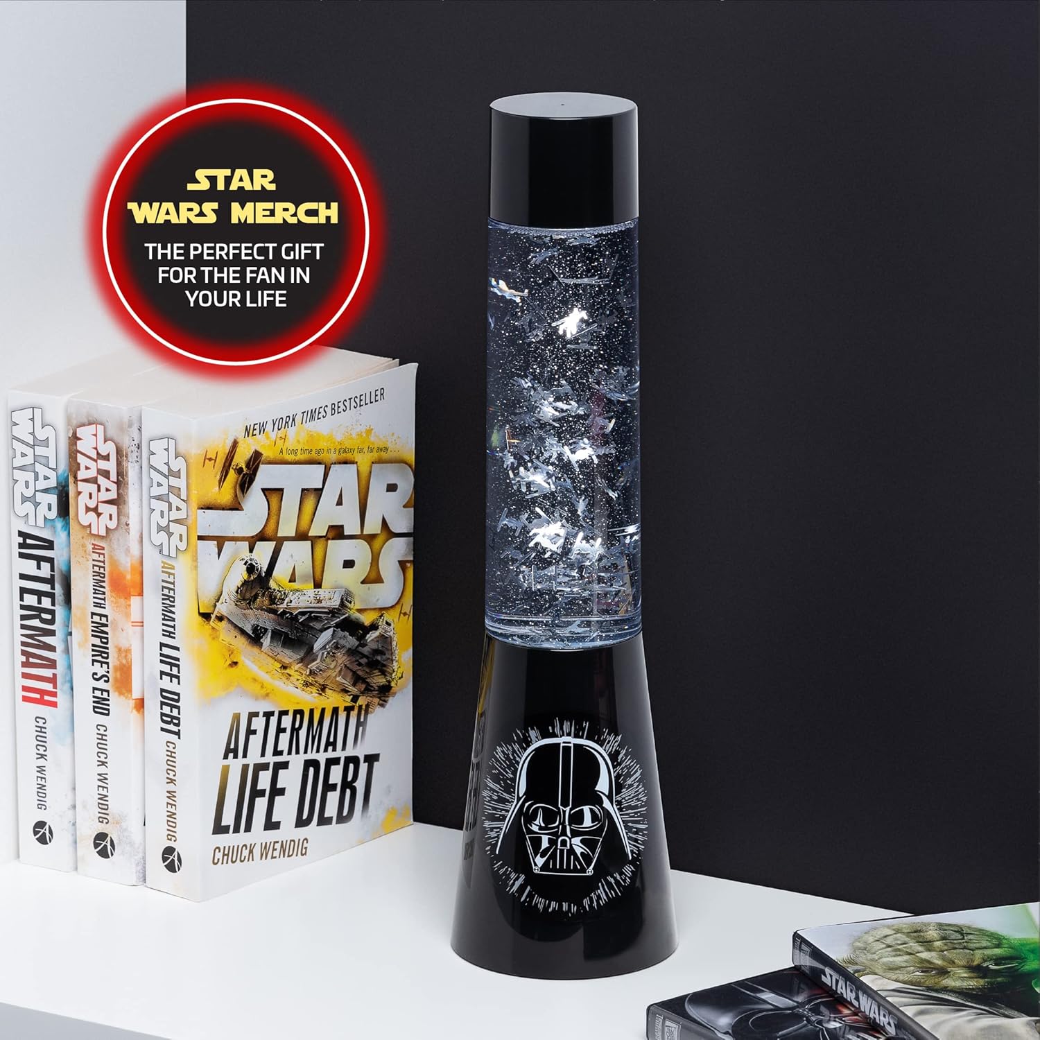 Lampe à liquide Star Wars Étoile de l'Empire noire 33 cm – Image 6