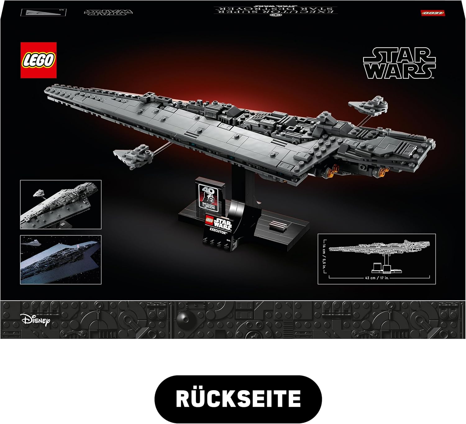 LEGO Star Wars 75356 Executor, Super Star Destroyer impérial avec tuile imprimée – Image 8