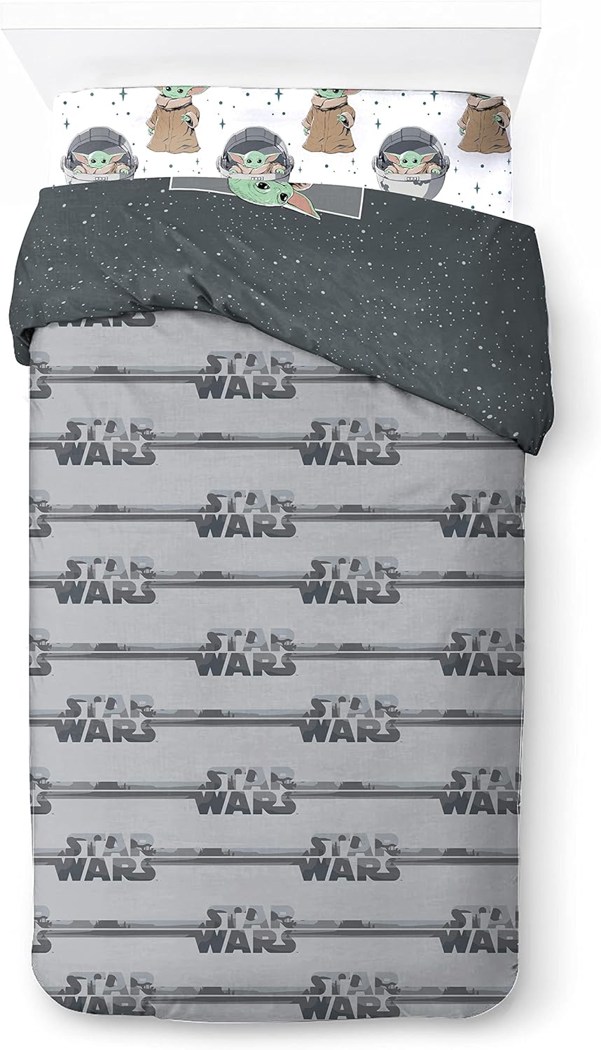 Parure de lit enfant Star Wars The Mandalorian 100% coton – Image 3