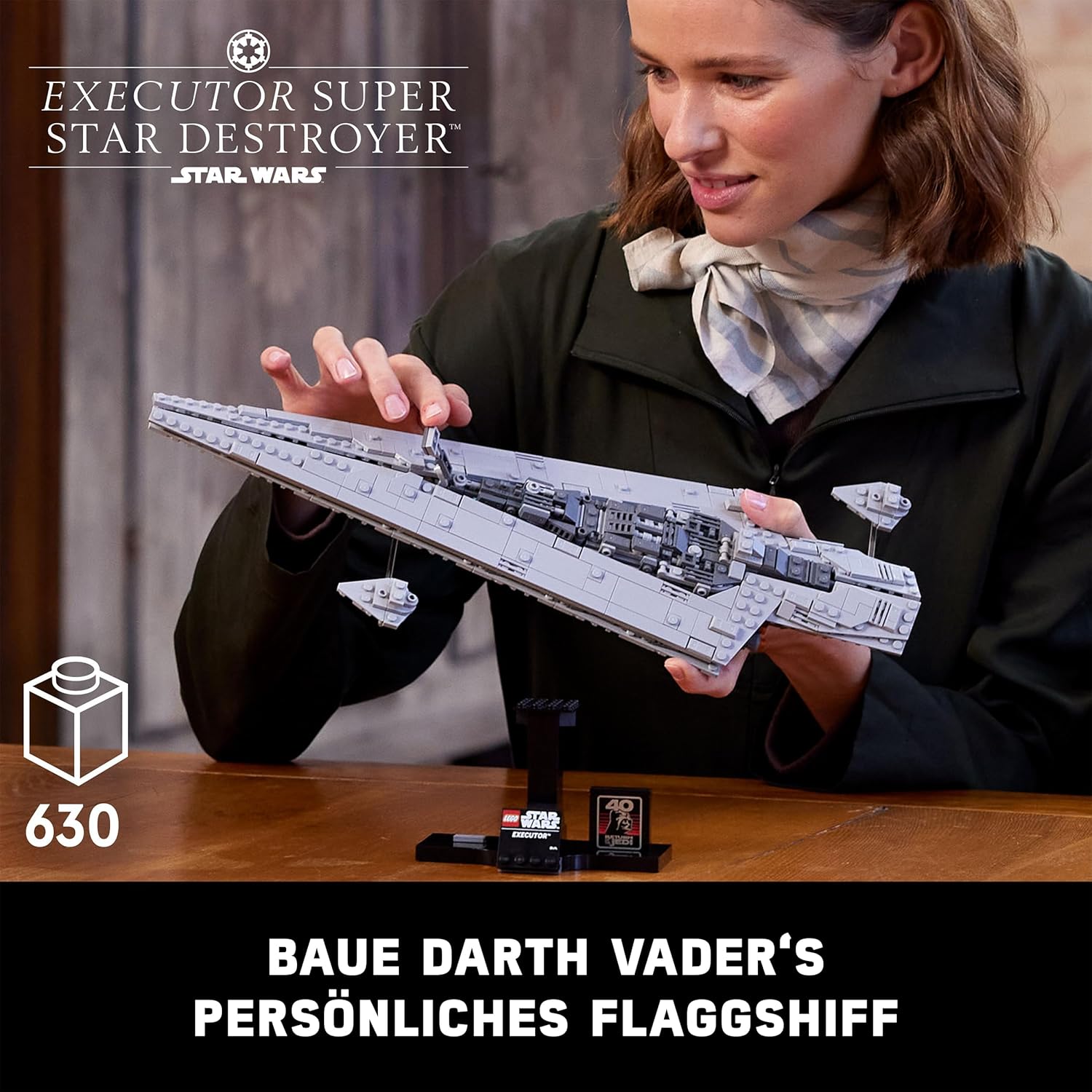 LEGO Star Wars 75356 Executor, Super Star Destroyer impérial avec tuile imprimée – Image 2