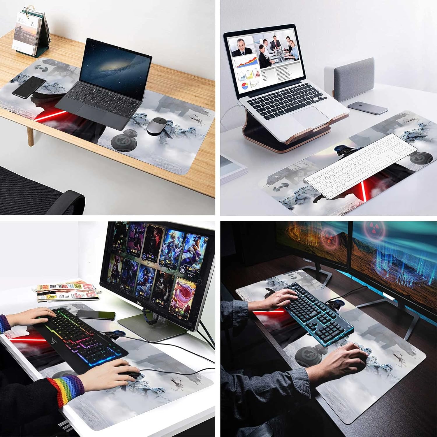 Tapis de souris Star Wars Dark Vador XXL à surface lisse – Image 7