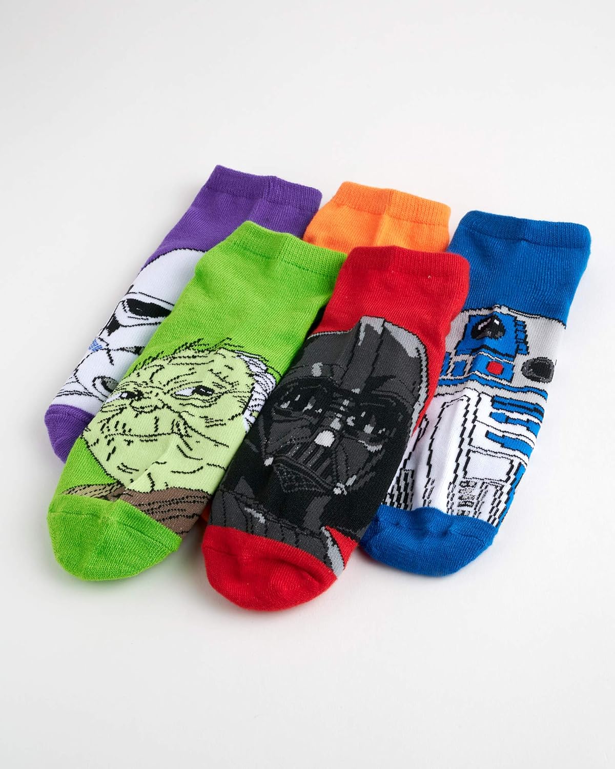 Star Wars homme, lot de 5 paires de chaussettes invisibles classiques – Image 4