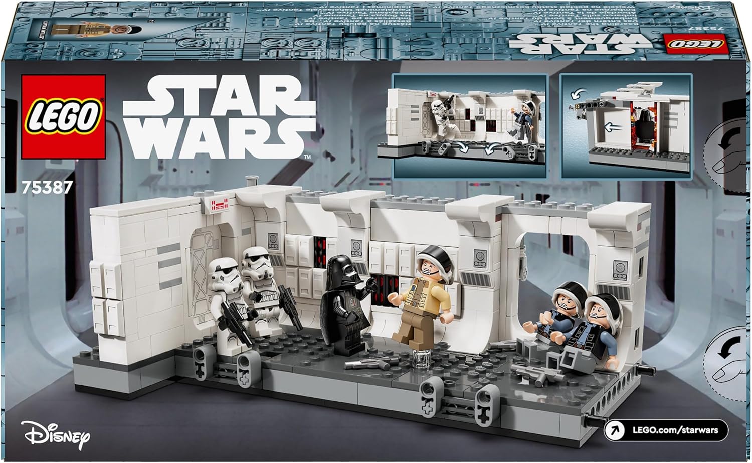 LEGO Star Wars Tantive IV 75387 avec Dark Vador et 7 minifigurines – Image 8