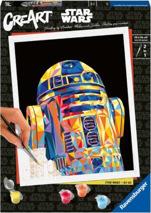 Peinture par numéros CreArt Star Wars R2D2 24 x 30 cm Ravensburger