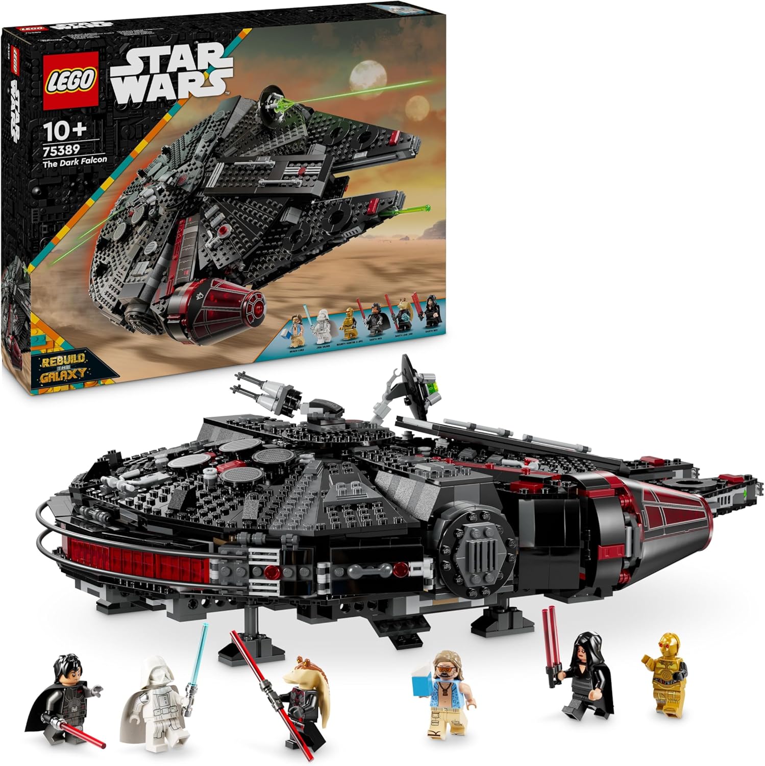 Le Faucon Noir LEGO Star Wars 75389 avec 6 minifigurines