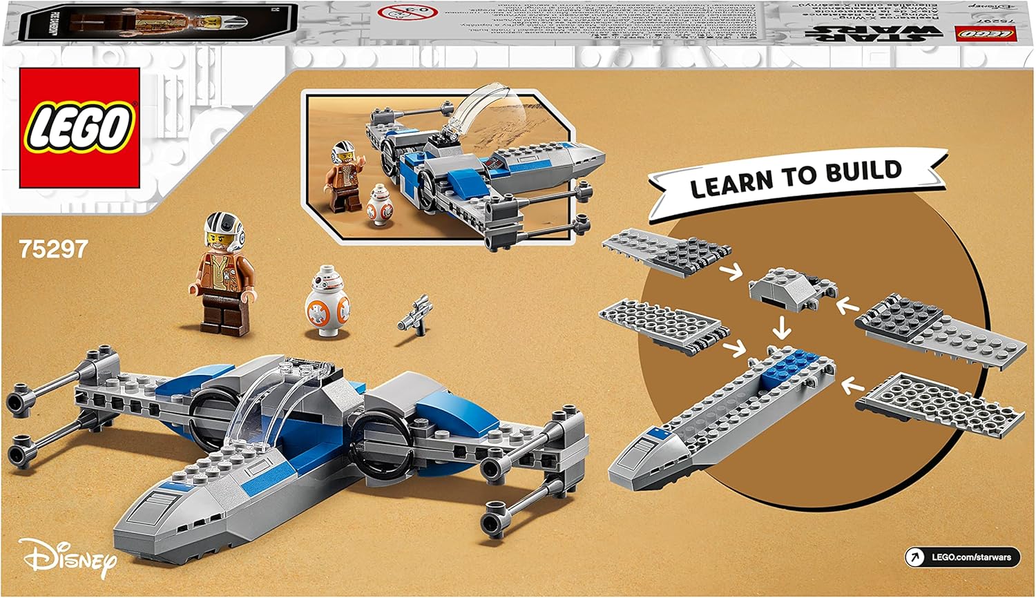LEGO Star Wars TM X-Wing de la Résistance avec Poe Dameron 75297 – Image 6