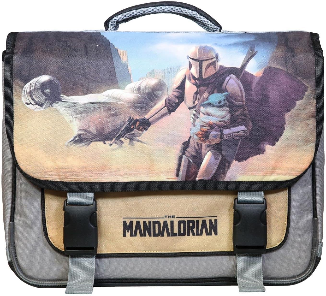 Cartable Baby Yoda Disney Star Wars / The Mandalorian 38 cm à 2 compartiments – Image 2