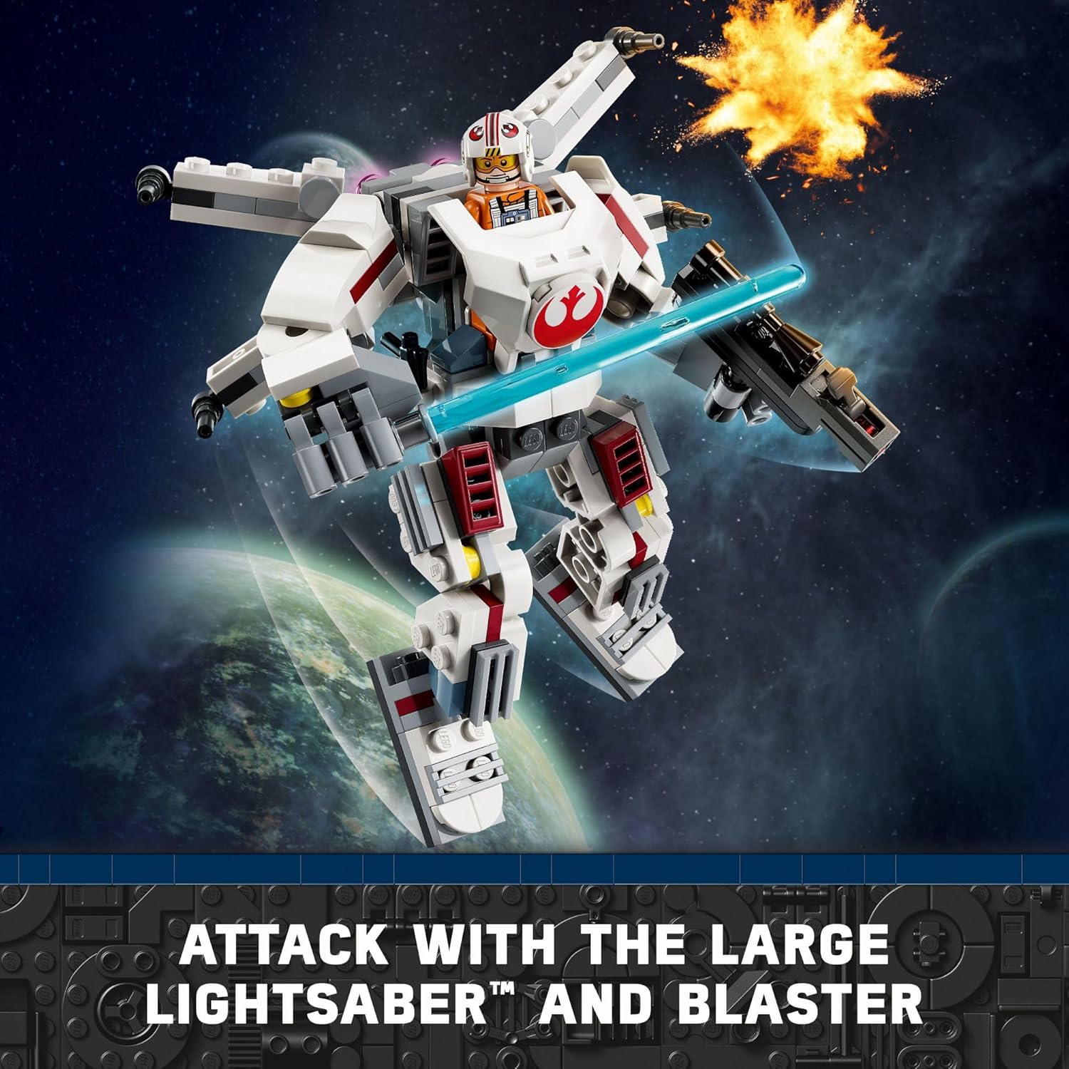 LEGO Star Wars X-Wing Mech de Luke Skywalker à construire – Image 4