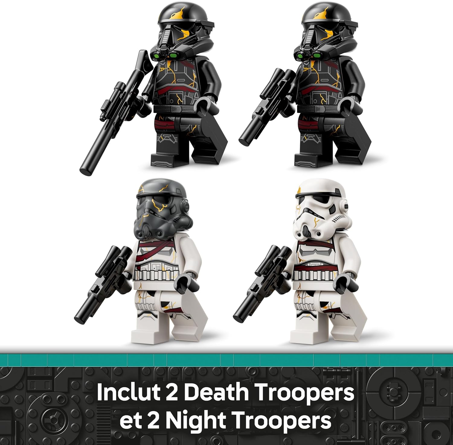 LEGO Star Wars Ahsoka 75412, transporteur Death Troopers contre Night Troopers avec 4 minifigurines – Image 4
