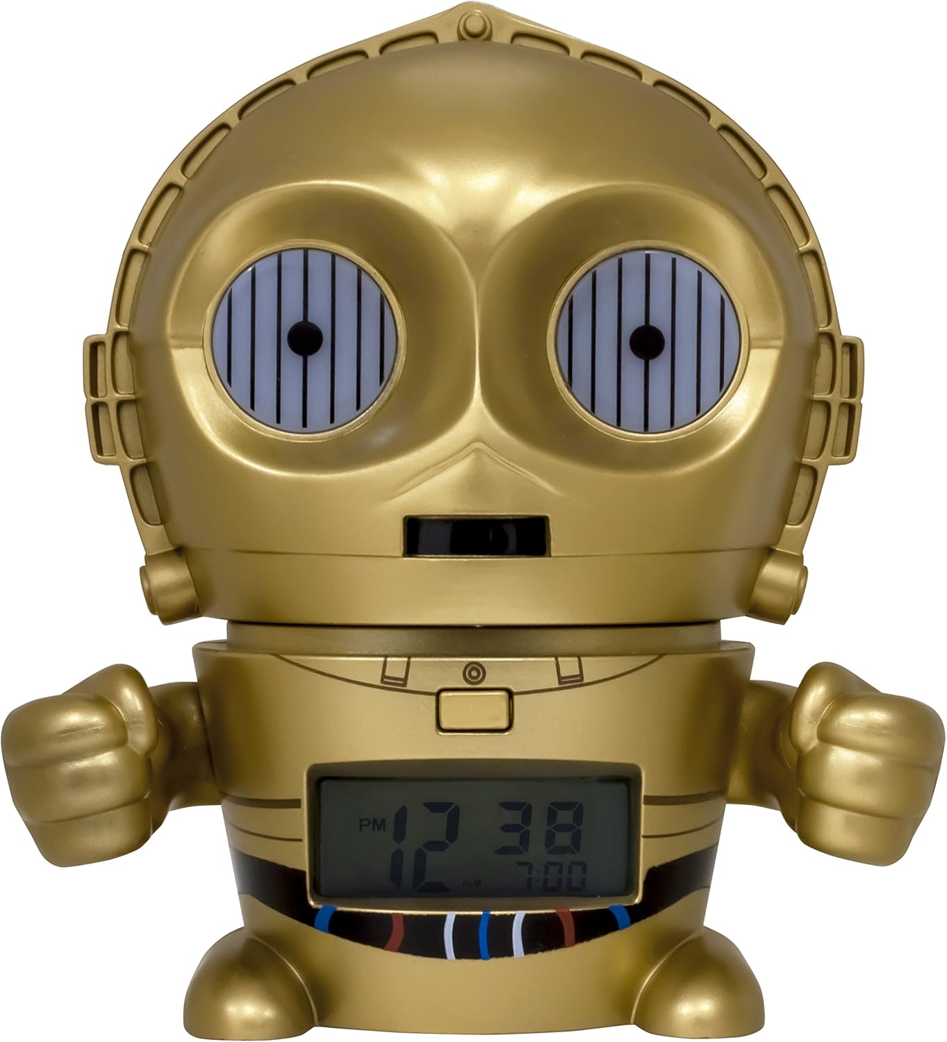 Réveil veilleuse C3PO Star Wars BulbBotz écran LCD 2021418