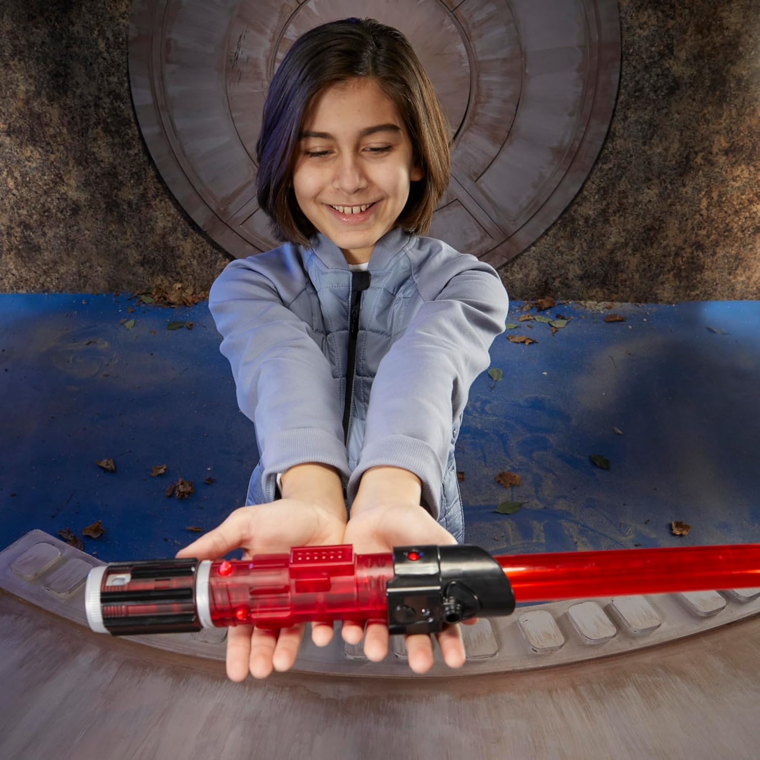 Sabre laser électronique rouge personnalisable Star Wars Dark Vador Kyber Core – Image 8