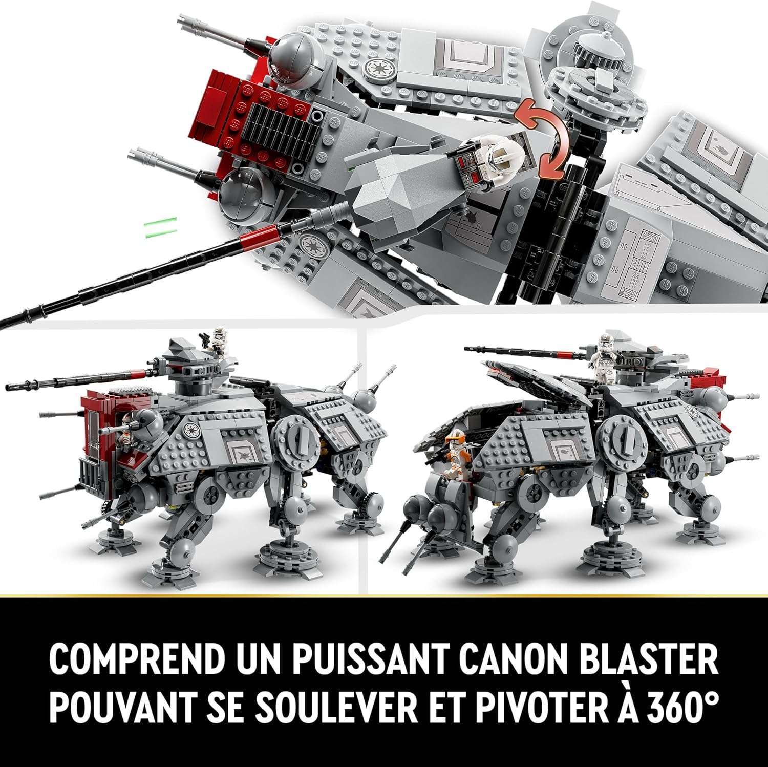 LEGO Star Wars AT-TE 75337 avec Clone Trooper du 212e – Image 4