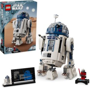 R2-D2 LEGO Star Wars 75379 avec tête rotative et Dark Malak
