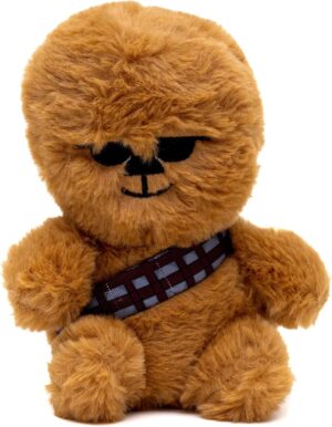 Peluche couineuse Star Wars Chewbacca chibi assis pour chien, 11,4 x 15,2 cm
