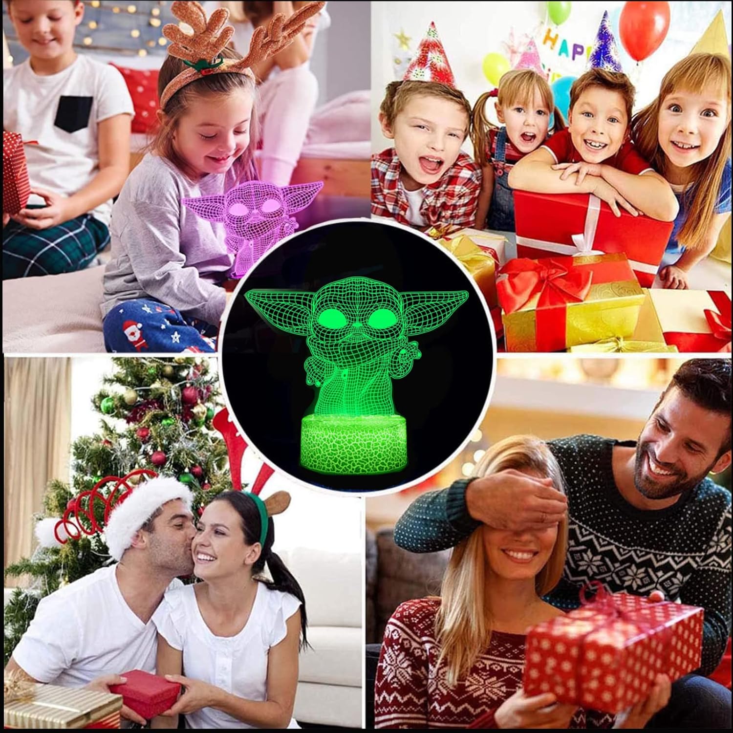 Lampe Star Wars à illusion 3D avec 3 motifs et 16 couleurs – Image 5