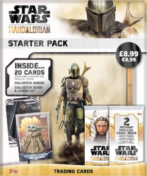 Starter Pack Topps Star Wars Mandalorian avec guide de 16 pages