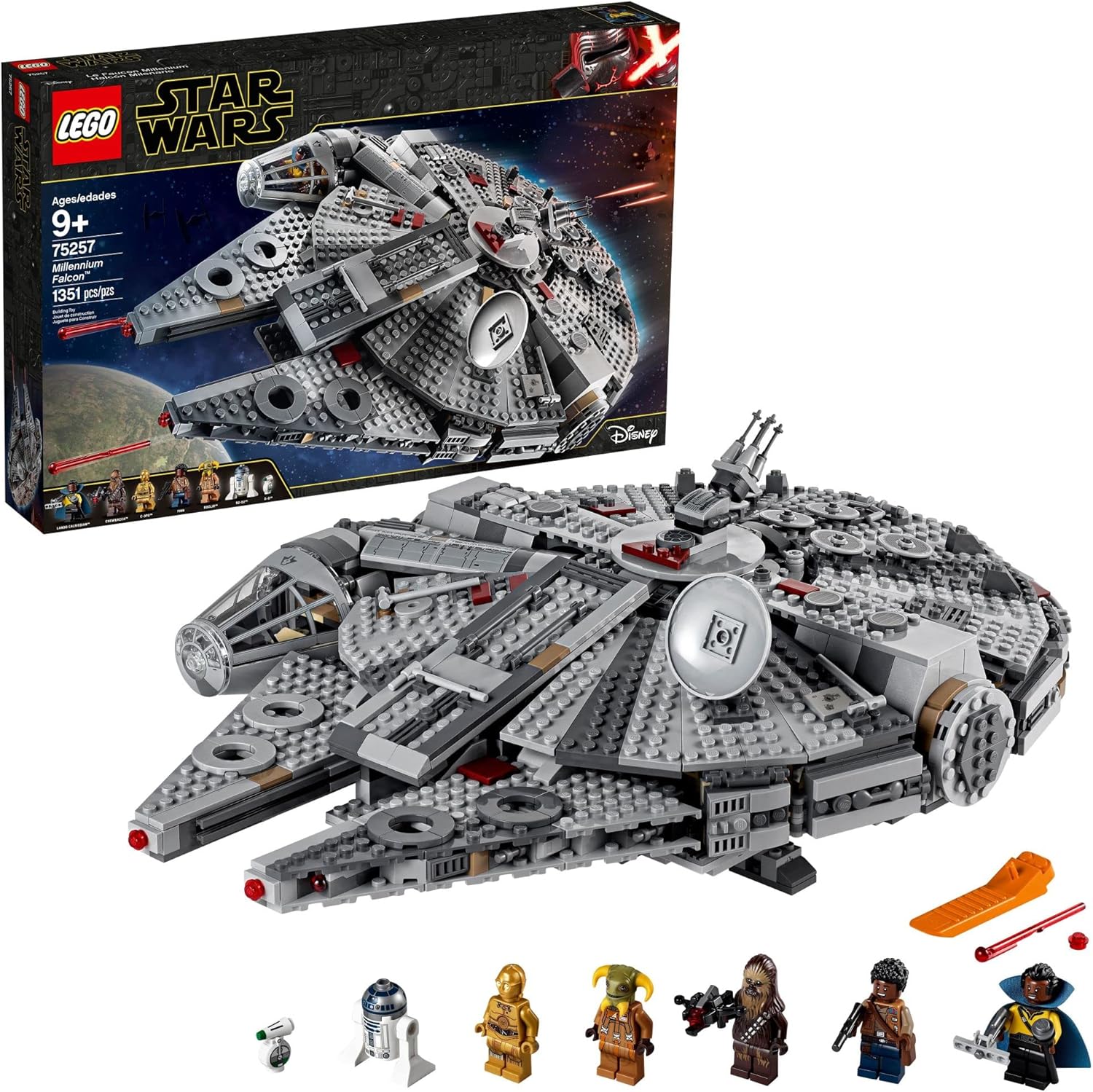 LEGO Star Wars Millennium Falcon 75257 avec minifigurines, L'Ascension de Skywalker