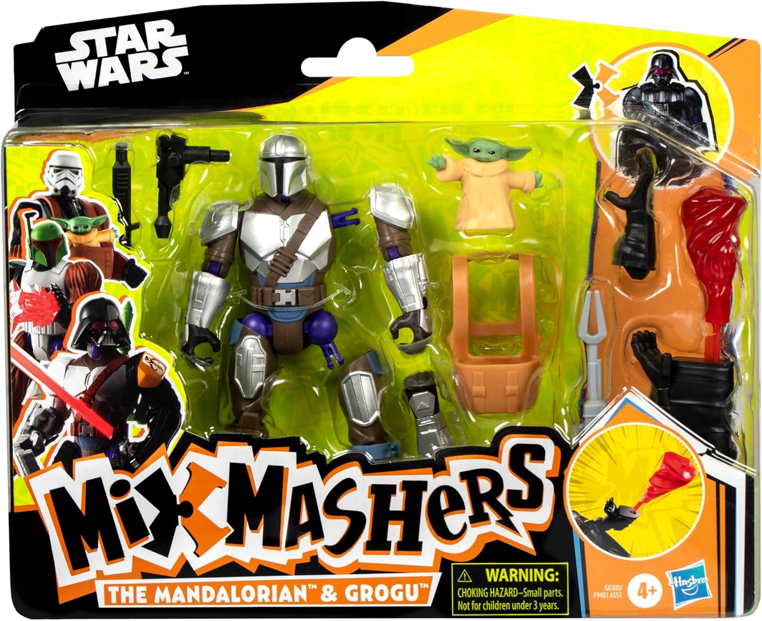 Figurine Deluxe MixMashers Star Wars Mandalorien et Grogu personnalisable – Image 2