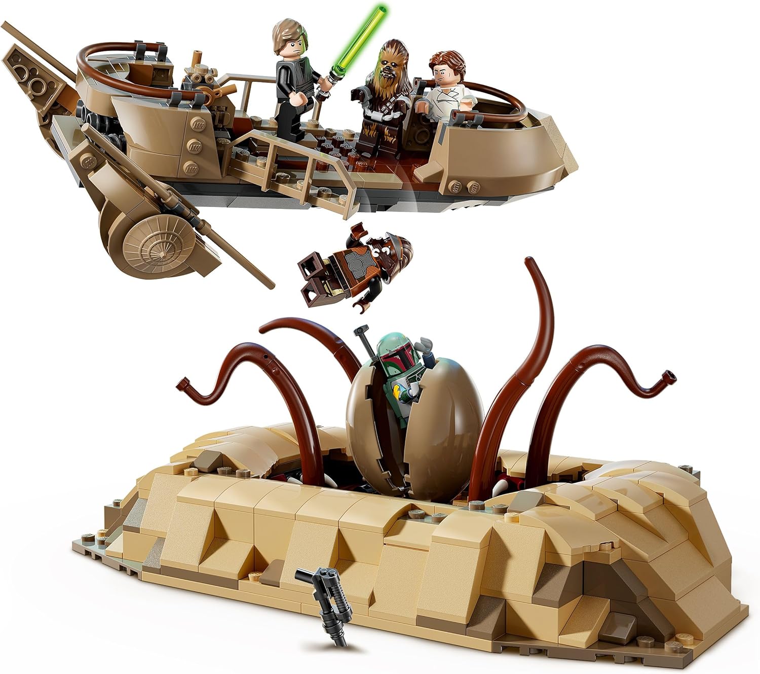 LEGO Star Wars 75396 Esquif du désert, fosse du Sarlacc et Boba Fett – Image 3