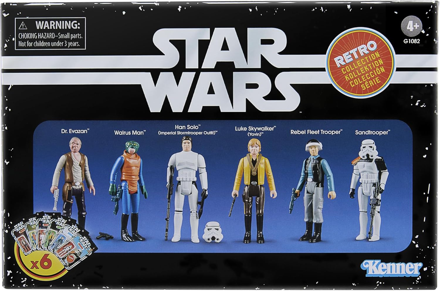 Multipack Star Wars : Un Nouvel Espoir - 6 figurines Retro Collection 9,5 cm