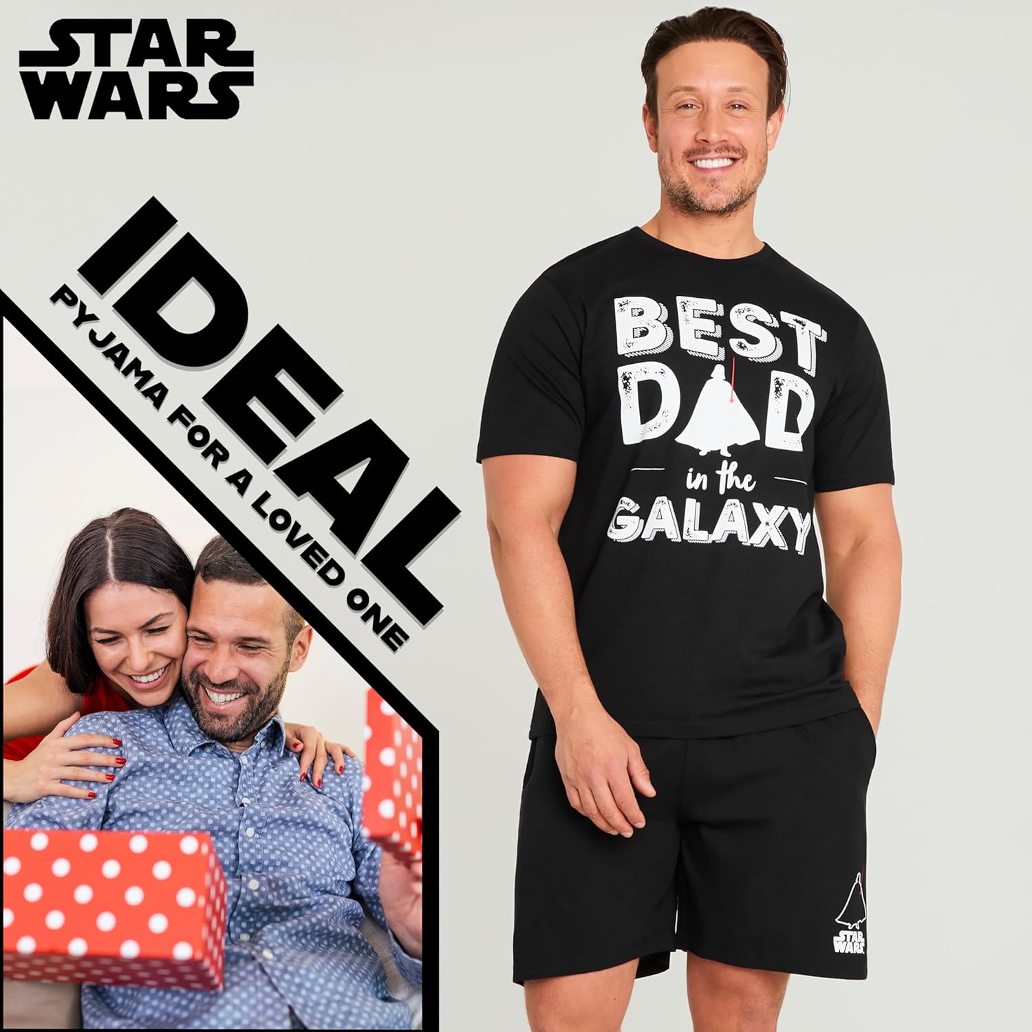 Pyjama court Star Wars Disney en coton pour homme – Image 3