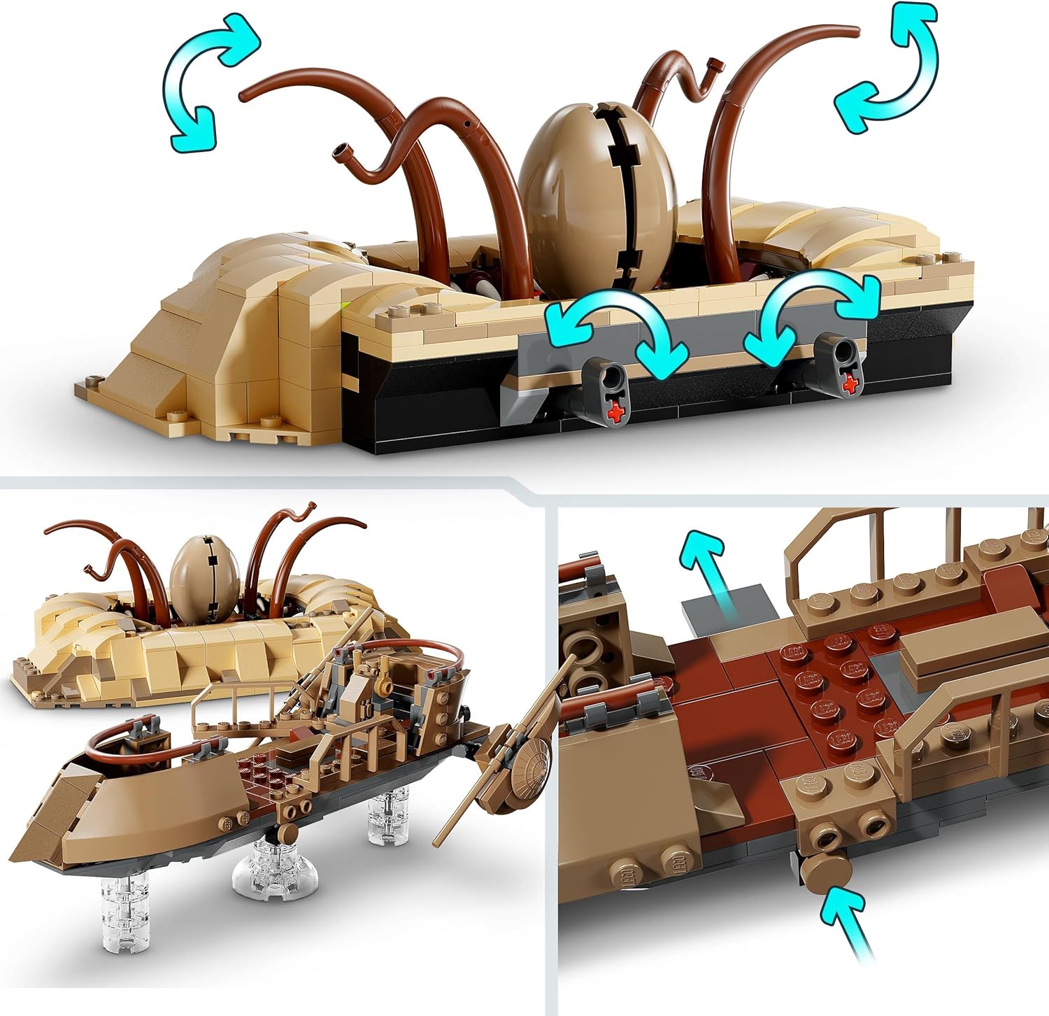 LEGO Star Wars 75396 Esquif du désert, fosse du Sarlacc et Boba Fett – Image 4