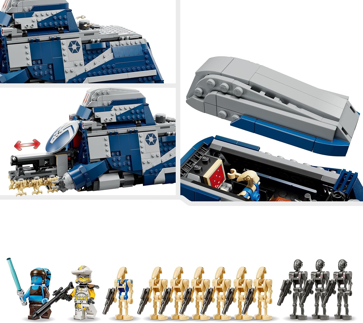 LEGO Star Wars MTT des Séparatistes de Felucia avec Aayla Secura 75435 – Image 4