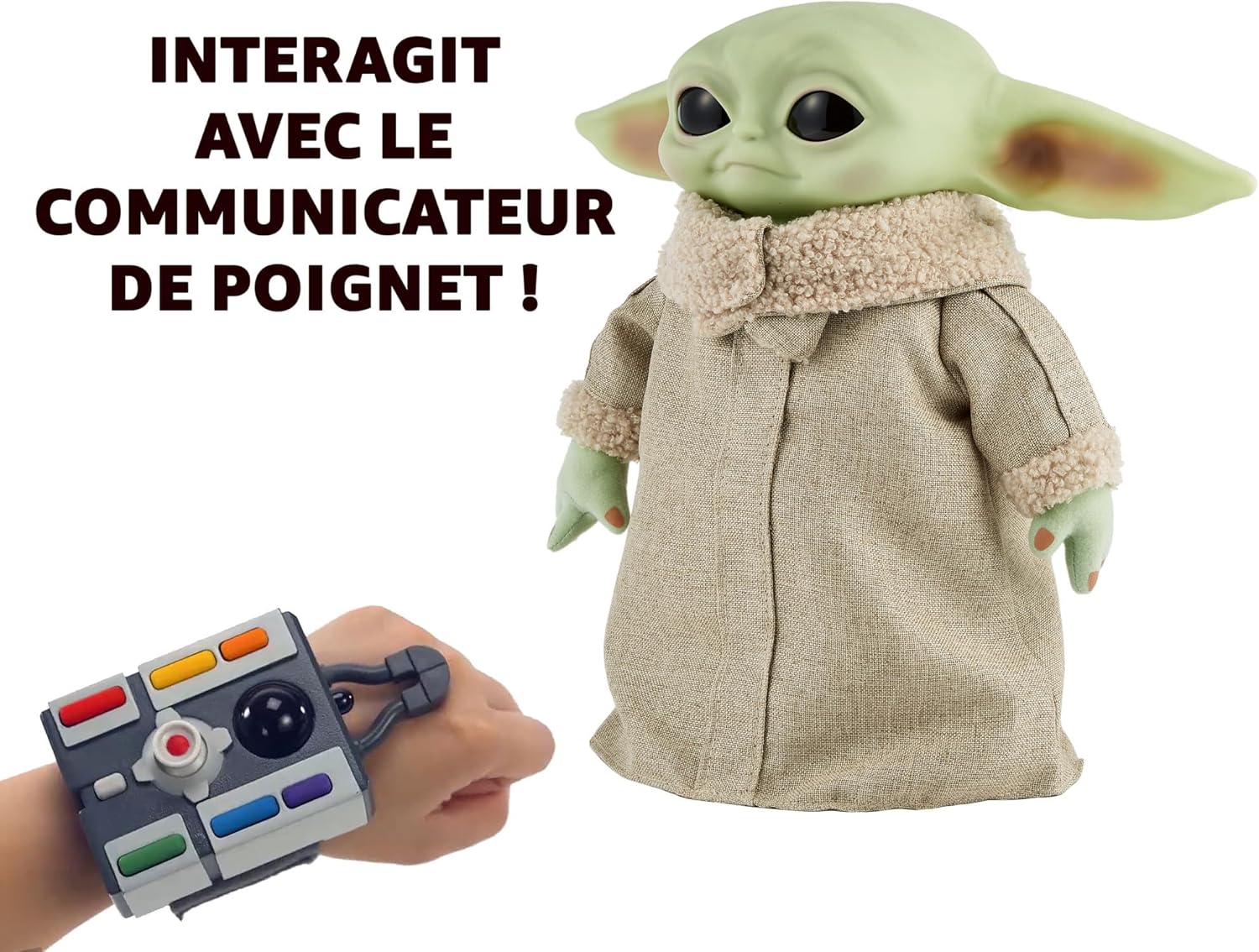 Star Wars Le Mandalorien L’Enfant peluche animée radiocommandée – Image 3
