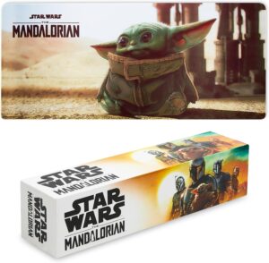 Tapis de souris Star Wars The Mandalorian XL 80 x 36 cm multicolore