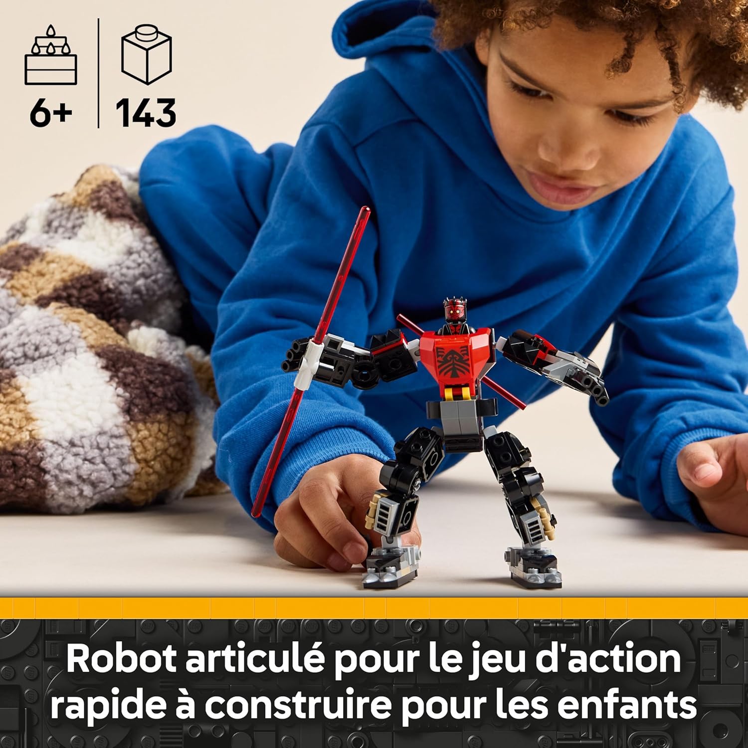 LEGO Star Wars 75411 Robot Dark Maul avec minifigurine – Image 2