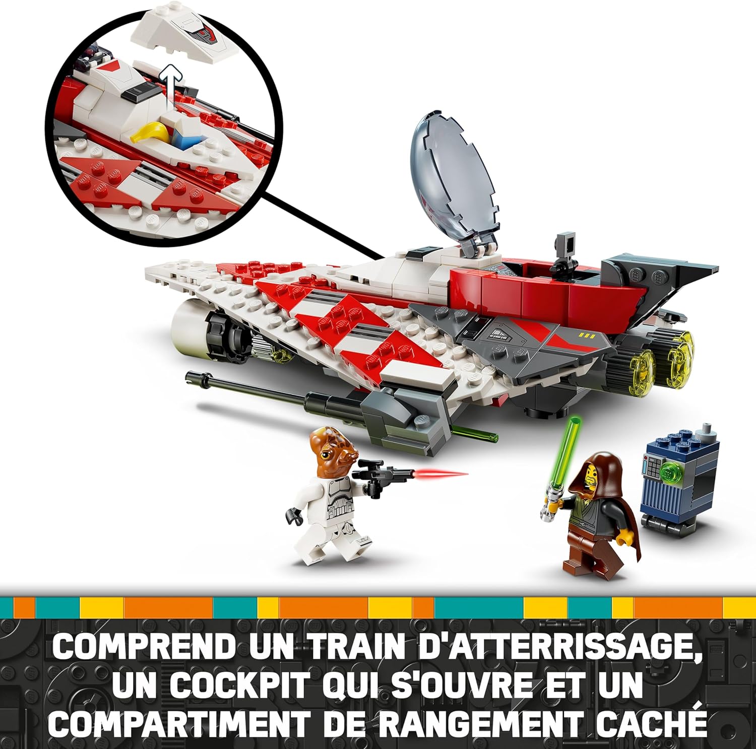 LEGO Star Wars Chasseur Stellaire Jedi Bob 75388 pour enfants dès 8 ans – Image 4