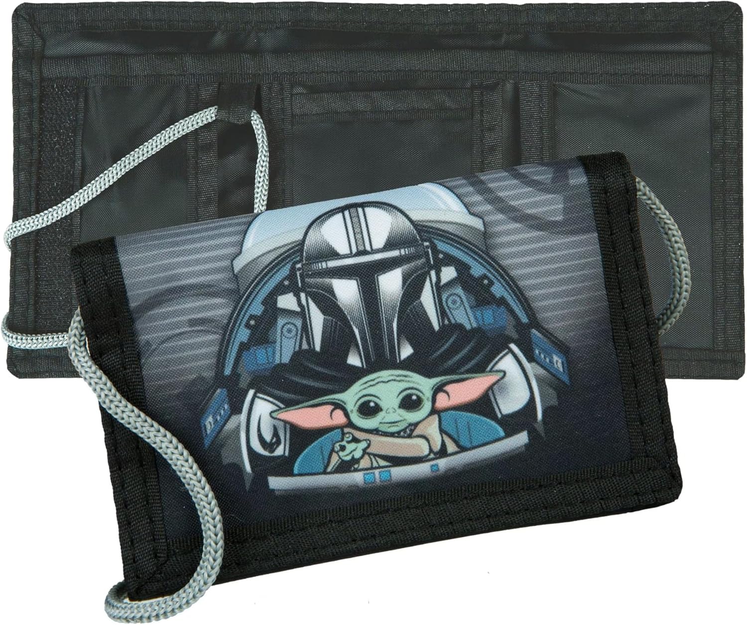 Portefeuille Star Wars enfant avec poche tour de cou 9 x 13 cm – Image 3