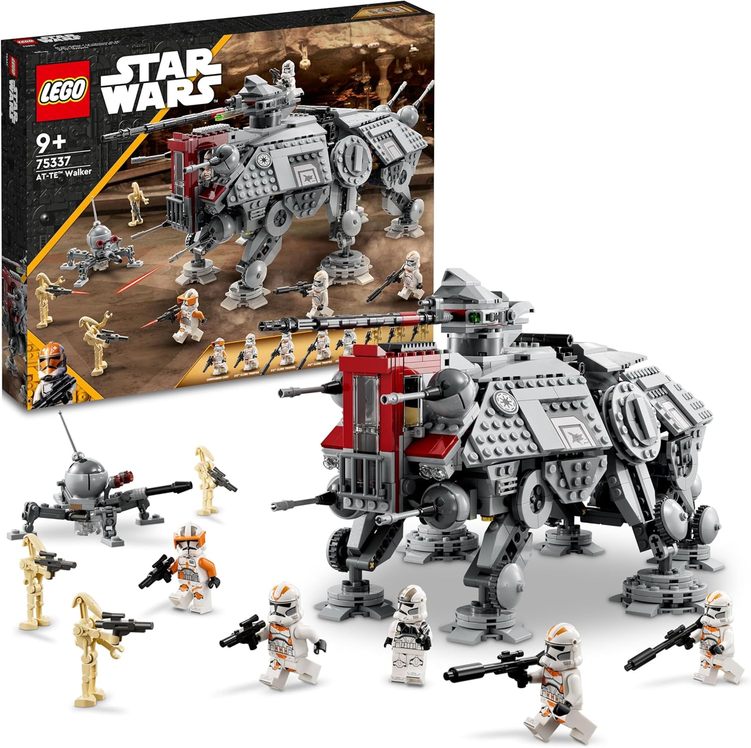 LEGO Star Wars AT-TE 75337 avec Clone Trooper du 212e