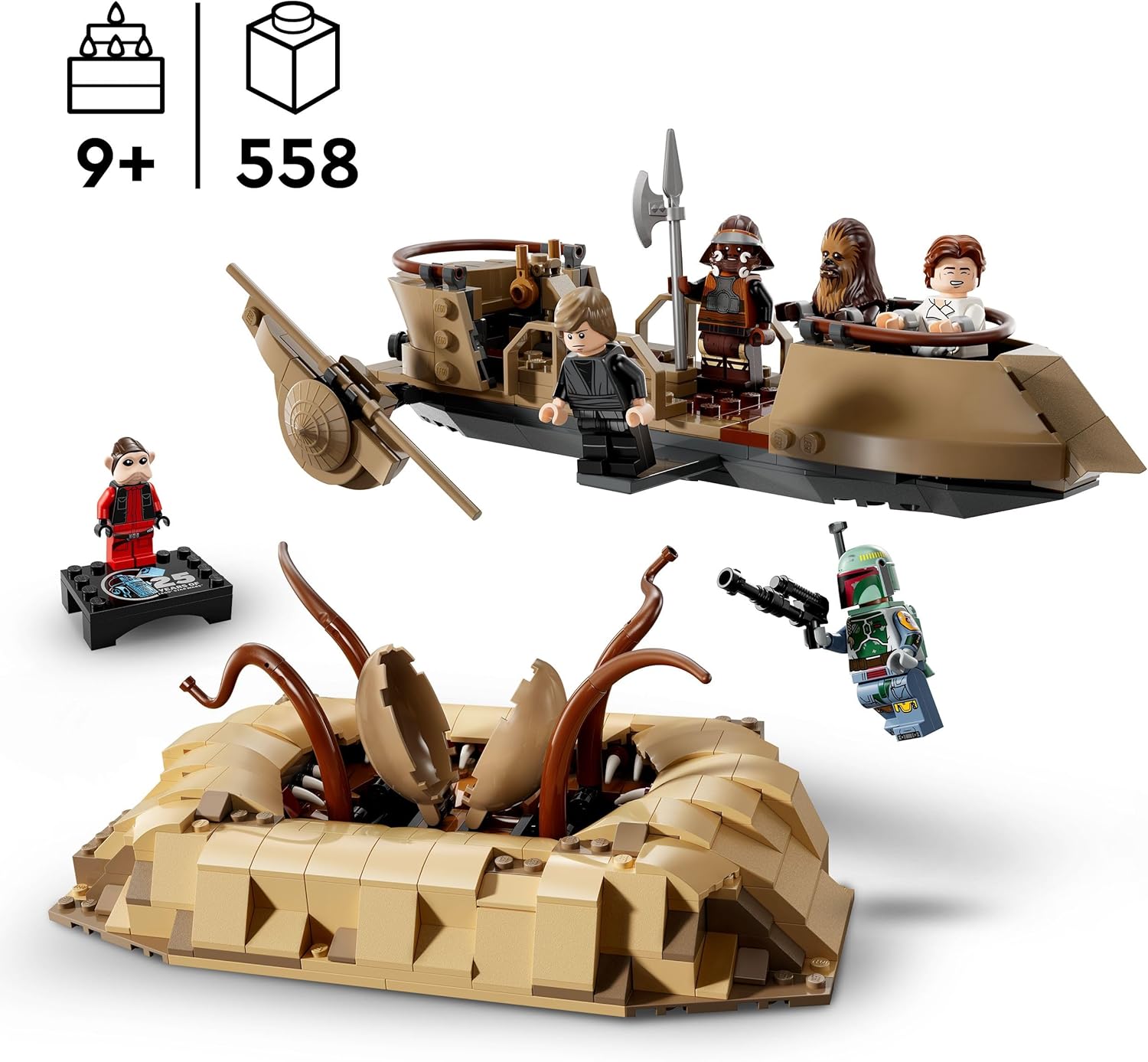 LEGO Star Wars 75396 Esquif du désert, fosse du Sarlacc et Boba Fett – Image 2