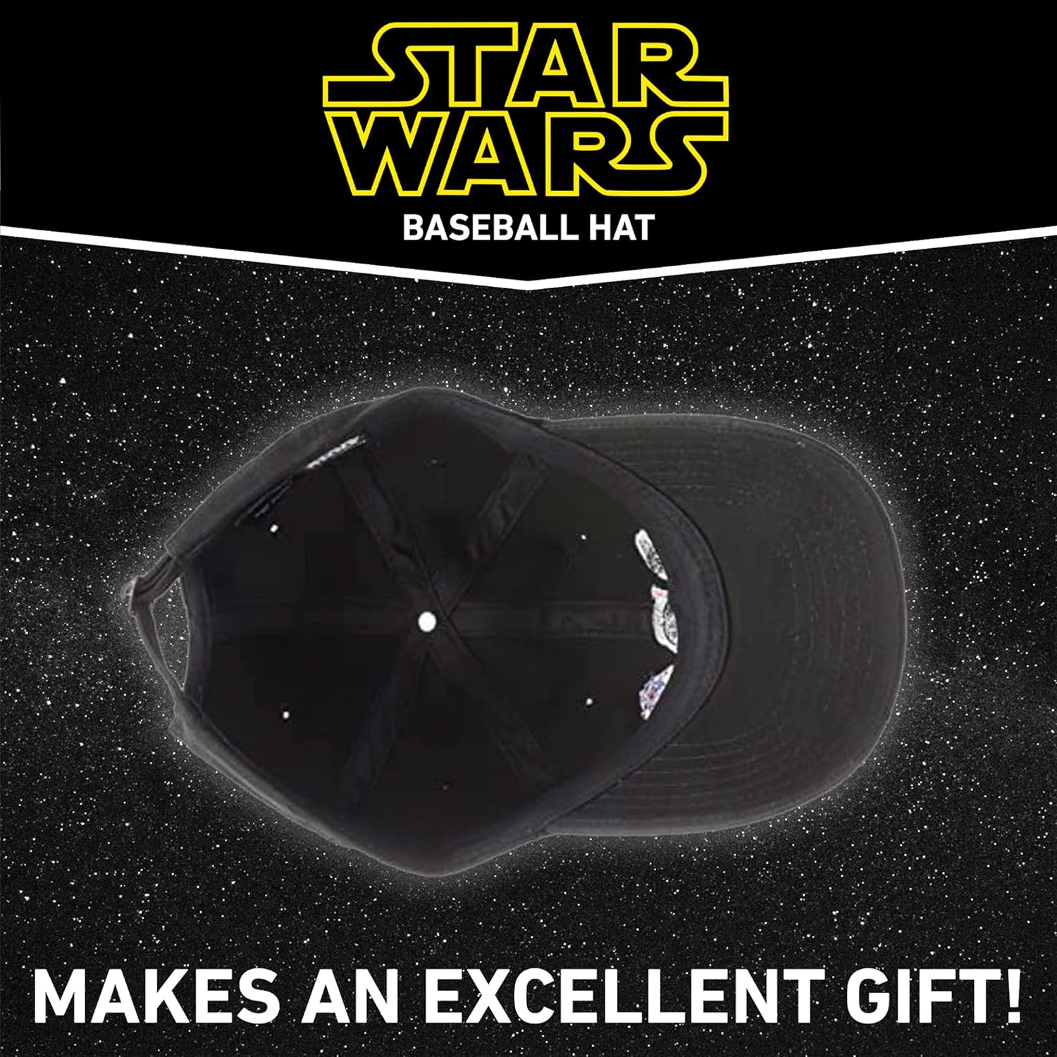 Casquette Star Wars Dad en coton avec Darth Vader, R2-D2 et Stormtrooper – Image 4